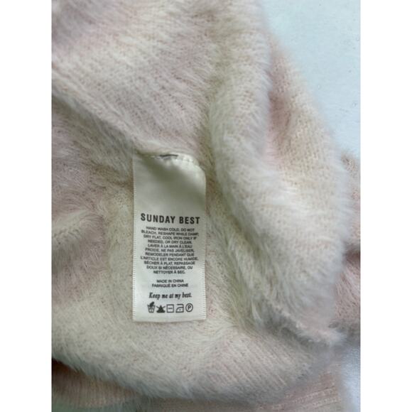 Aritzia Sunday Best Reese Cropped Cardigan in Ballerina pink Size M. - Picture 6 of 7